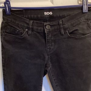 BDG Urban Outfitters Low Rise Twig Black Denims, Size 27 W 24 L